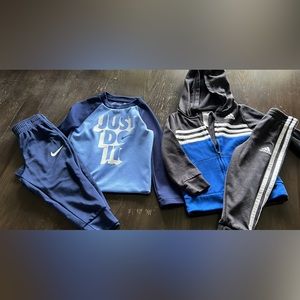 2T nike and adidas sets